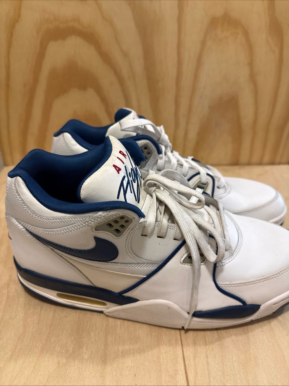 Nike Air Flight 89 CN5668-101 2020 Retro True Blue White Dark Royal Varsity Red